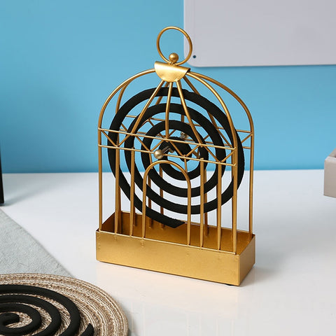 Nordic Birdcage Mosquito Coil Holder